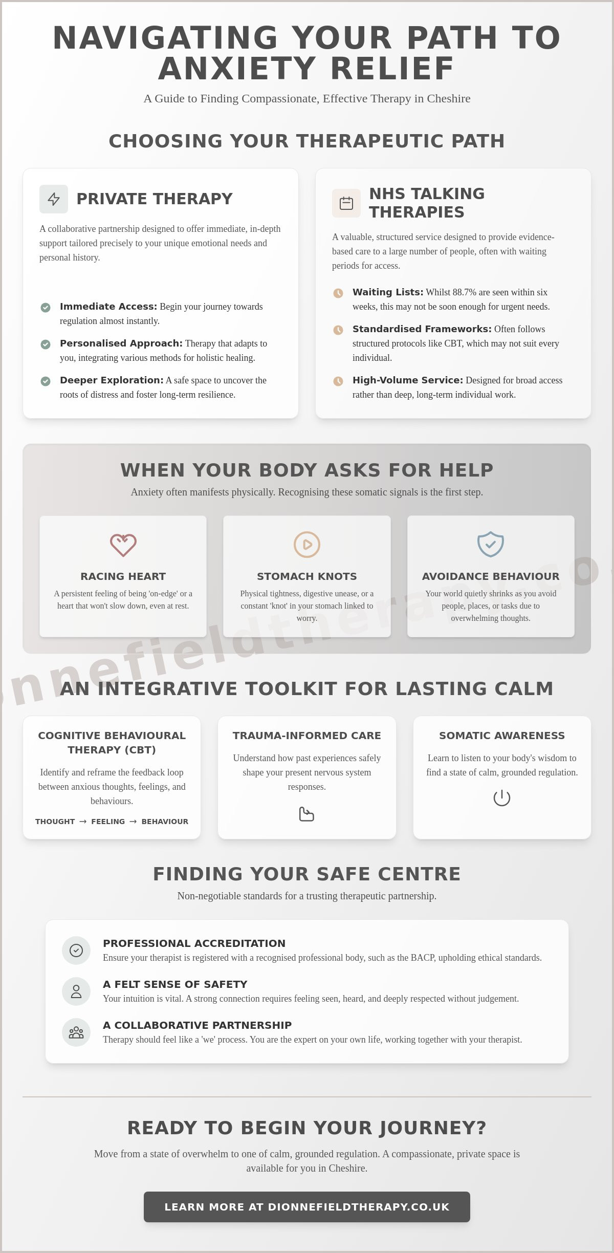 Anxiety Therapy in Cheshire: A Guide to Finding Compassionate, Private Support