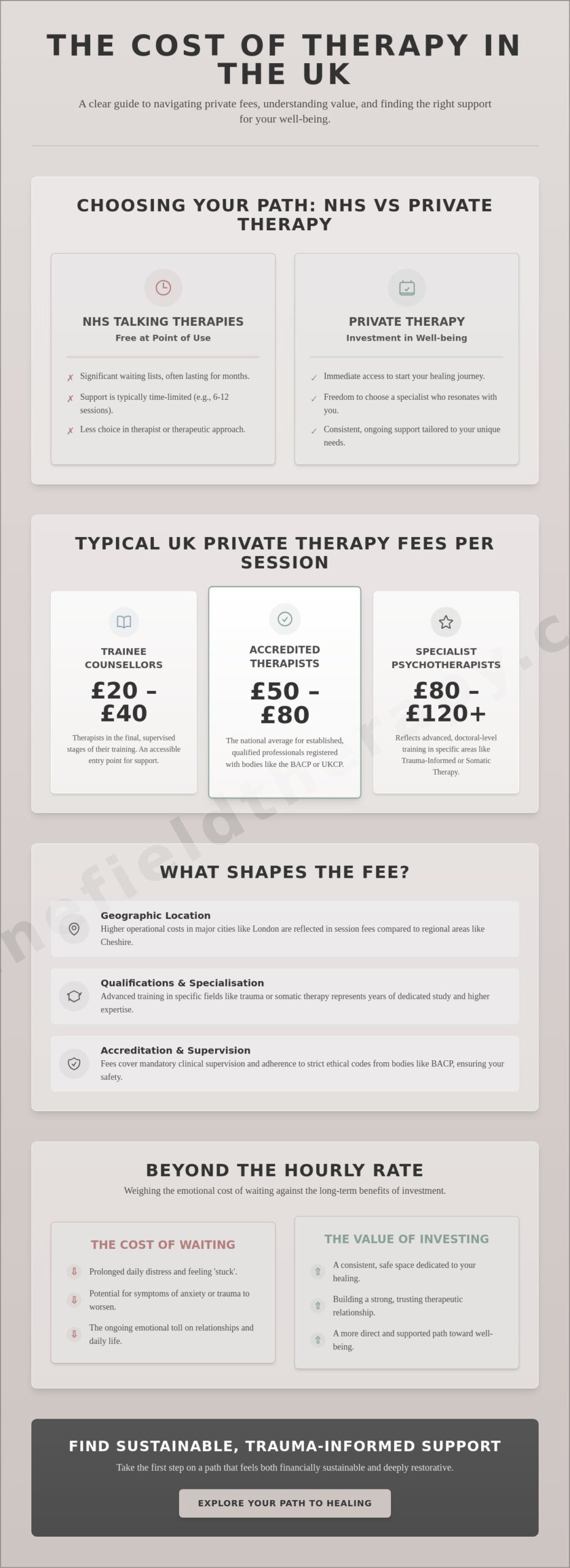 How Much Is a Therapy Session in the UK? A Guide to Private Costs and Value