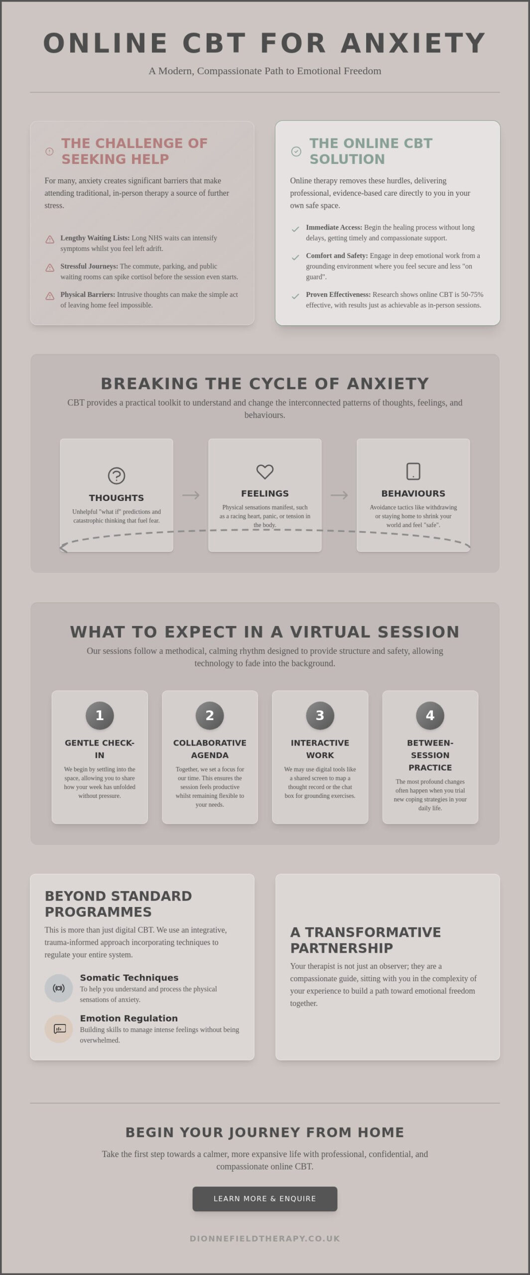 Online CBT for Anxiety: A Compassionate Guide to Virtual Therapy in 2026